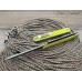 Нож флиппер Five Pro Москит tanto yellow сталь D2 SD1291