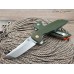 Нож флиппер Five Pro Tadao green сталь D2 SD1301