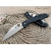 Нож Spyderco Endura 4 Wharncliffe black serrated реплика SD1427