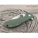 Нож флиппер Spyderco Domino green реплика SD1249