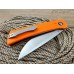 Нож флиппер ШГ Button-Lock orange реплика SD1268