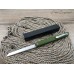Нож флиппер Зубочистка tanto green сталь D2 SD1200