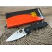 Нож флиппер Spyderco Domino black реплика SD1033