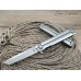Нож флиппер Five Pro Urban tanto silver сталь D2 SD1243