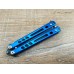 Нож бабочка мини F-668 blue SD3051