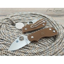Нож Spyderco Squeak brown реплика SD1354