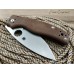 Нож Spyderco Shaman brown micarta реплика SD1437