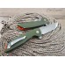Нож флиппер Five Pro Tadao green сталь D2 SD1301
