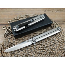 Нож флиппер Five Pro Urban classic silver сталь D2 SD1038