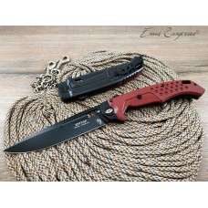 Нож НОКС Кугуар Black с толкателем сталь D2 Титан 332-706506