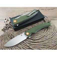 Нож флиппер Five Pro Юнкер green сталь D2 SD1482