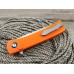 Нож флиппер ШГ Button-Lock orange реплика SD1268