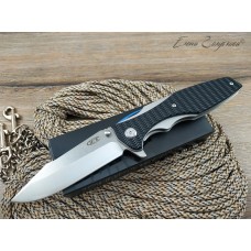 Нож флиппер Zero Tolerance 0393 black-silver реплика SD1124