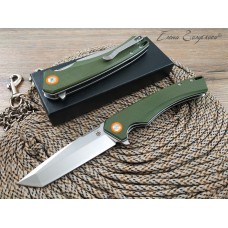 Нож флиппер Five Pro Юнкер green tanto сталь D2 SD1483