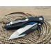 Нож флиппер Zero Tolerance 0393 black-blue реплика SD1264