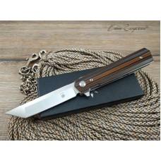 Нож флиппер Five Pro Rubicon tanto brown сталь D2 SD1106