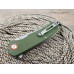 Нож флиппер Five Pro Форт green micarta сталь D2 SD1368