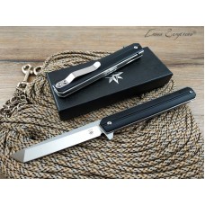 Нож флиппер Five Pro Москит tanto black сталь D2 SD1197