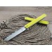 Нож флиппер Five Pro Москит tanto yellow сталь D2 SD1291