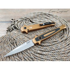 Нож автоматический Kershaw Launch 8 gold реплика SD2180