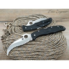 Нож Spyderco Endura 4 Matriarch Wave satin реплика SD1180