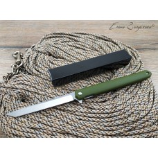 Нож флиппер Зубочистка tanto green сталь D2 SD1200