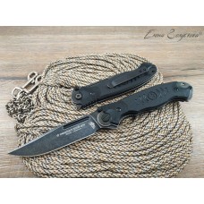 Нож НОКС Офицерский 2М Black сталь AUS8 320-589404 Нож НОКС Офицерский 2М Black сталь AUS8 320-589404