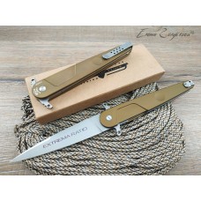 Нож флиппер Extrema Ratio BD4 Lucky gold реплика SD1173