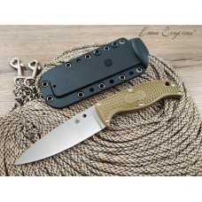 Нож Spyderco Enuff 2 Leaf beige реплика SD4160
