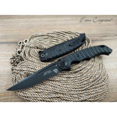 Нож НОКС Кугуар С Black с толкателем сталь D2 332-709406