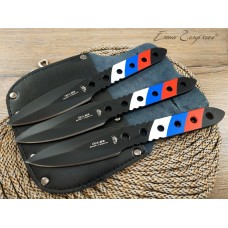 Ножи спортивные НОКС Оса М2 Black 3шт сталь 420 713-429017