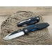 Нож флиппер Zero Tolerance 0393 black-blue реплика SD1264