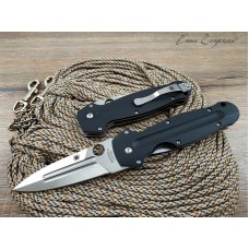 Нож Spyderco C215GP Schempp EuroEdge black реплика SD1233