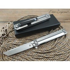 Нож флиппер Five Pro Urban tanto silver сталь D2 SD1243