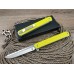 Нож флиппер Five Pro Москит classic yellow сталь D2 SD1342