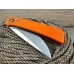 Нож флиппер ШГ Button-Lock orange реплика SD1268