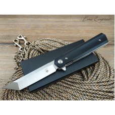 Нож флиппер Five Pro Rubicon tanto black сталь D2 SD1105