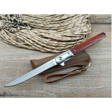 Нож флиппер M390P wood SD1031