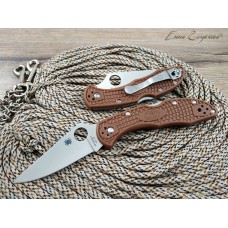 Нож Spyderco Delica 4 brown реплика SD1310
