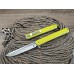 Нож флиппер Five Pro Москит classic yellow сталь D2 SD1342