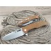 Нож флиппер Five Pro Ребус brown micarta сталь D2 SD1389