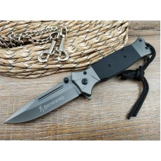 Нож полуавтомат Browning FA38 black реплика SD2039