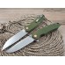 Нож флиппер Five Pro Форт green micarta сталь D2 SD1368