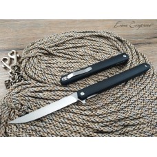 Нож флиппер Зубочистка classic black сталь D2 SD1340