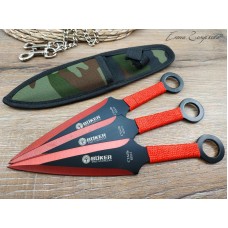 Ножи спортивные Boker 3шт red реплика SD4015 Ножи спортивные Boker 3шт red реплика SD4015