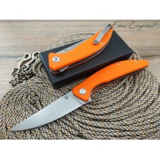 Нож флиппер ШГ orange сталь D2 реплика SD1475