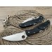 Нож Spyderco Endura 4 Wharncliffe black serrated реплика SD1427