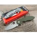 Нож флиппер Spyderco Domino green реплика SD1249