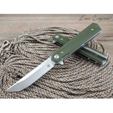 Нож флиппер Five Pro Rubicon classic green сталь D2 SD1191