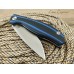 Нож флиппер Five Pro Кадет blue сталь D2 SD1399